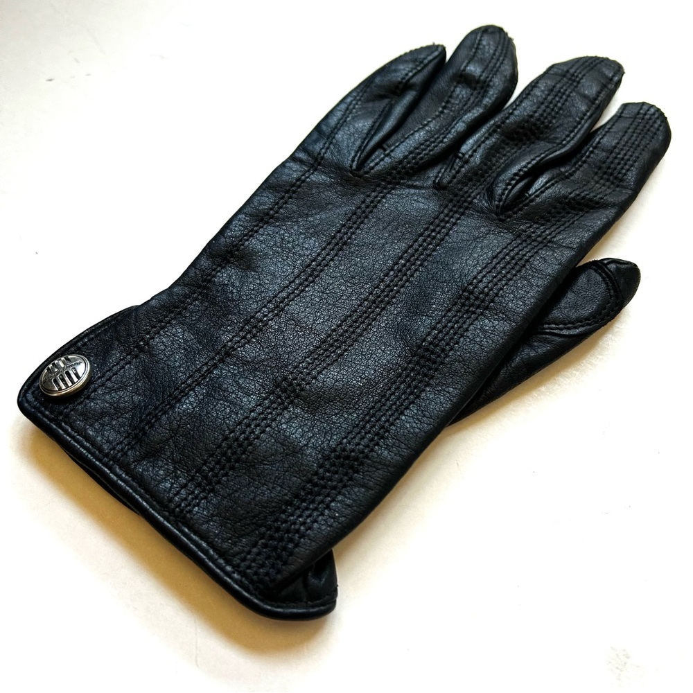 Harley-Davidson Black Leather Riding Gloves
